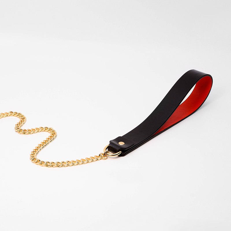 BAD HABIT Leather Choker with Bell