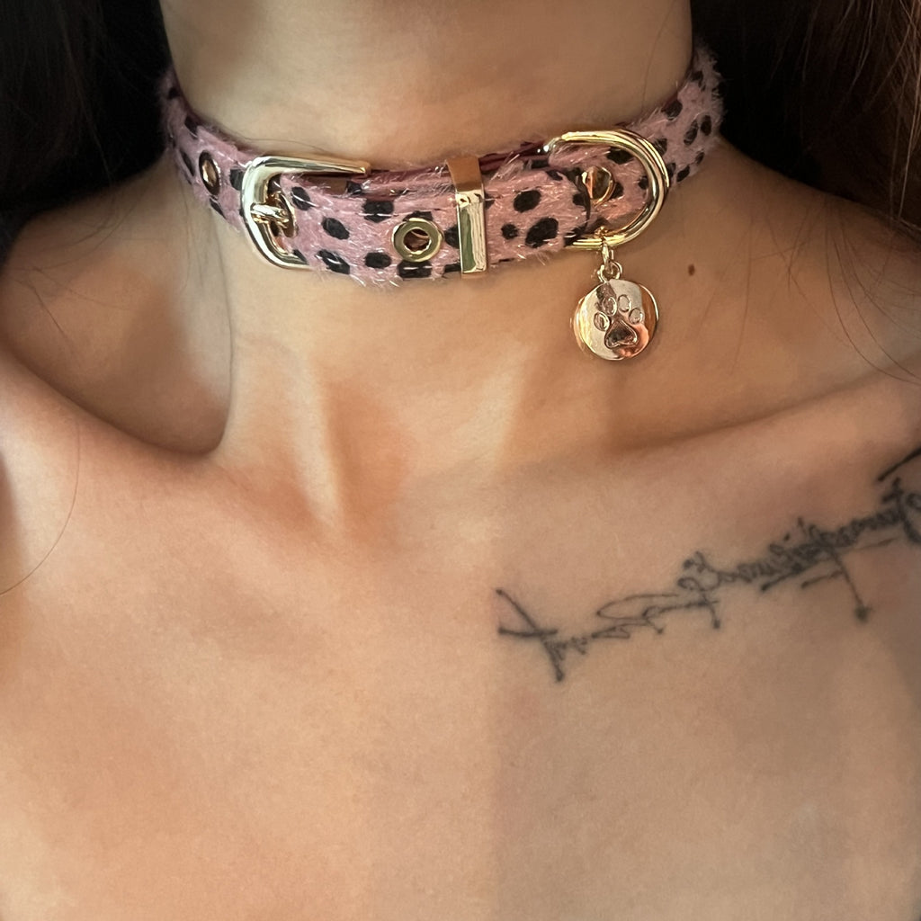 BAD HABIT Leopard Feral Luxe Choker