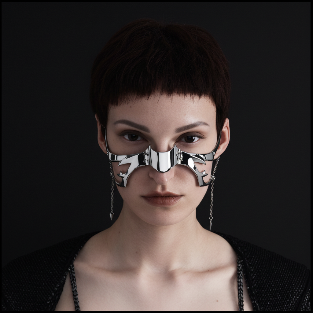 Gothic editorial veil variant
