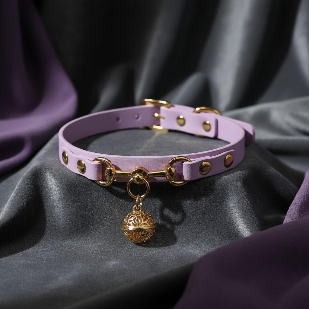 Light Purple Studded Choker