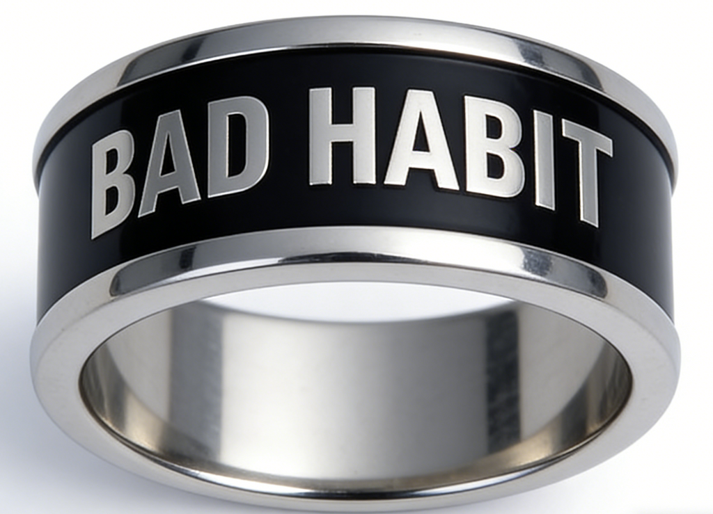 BAD HABIT Statement Ring (pre-order)